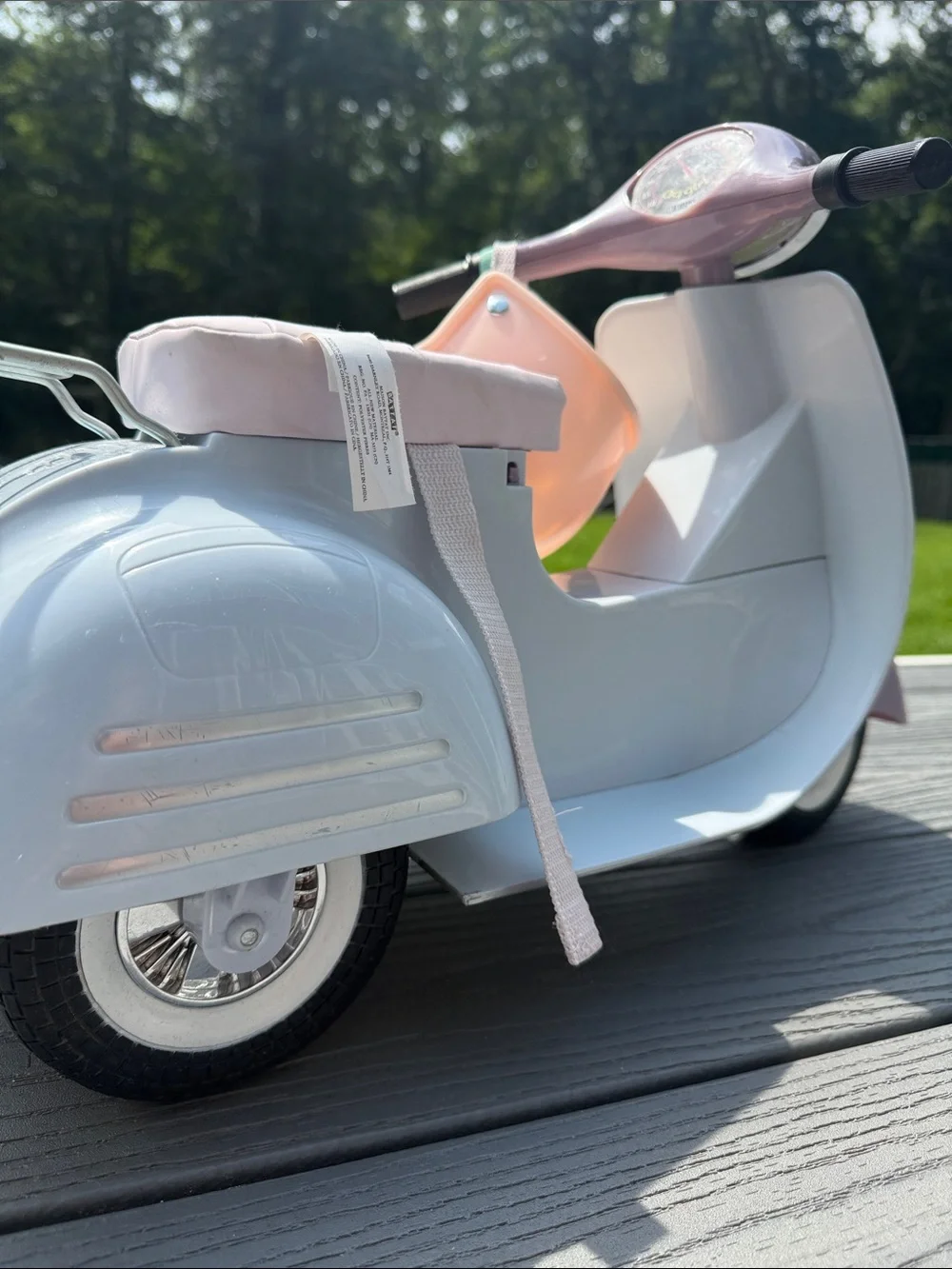 Our Generation Doll Scooter Toy with Pink and Lilac Design and Helmet